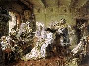 Konstantin Makovsky The Russian Bride Attire Spain oil painting reproduction